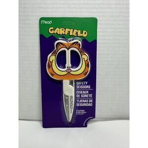 Vintage Mead PAWS Garfield Child Safety Scissors RARE UNPUNCHED Card New Sealed